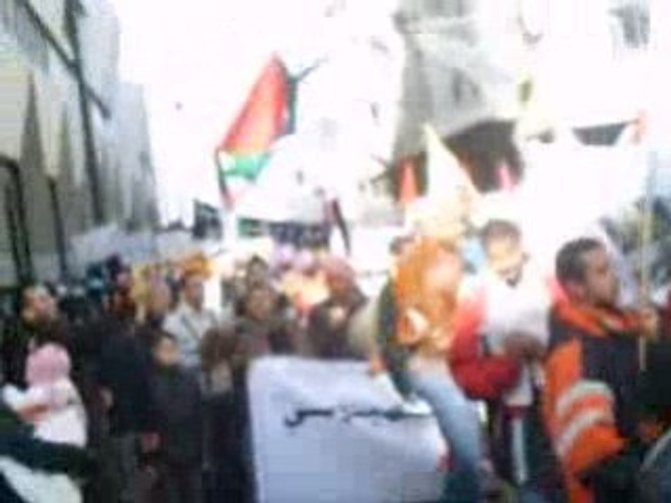 Manaifestation pour GAZA à Rabat 04/01/09 N6