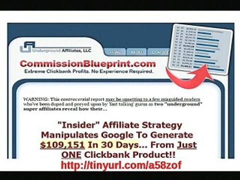 Clickbank Commission Blueprint, Make Money on Clickbank