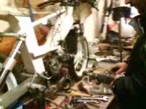 Test d'un moteur G3 Bidalot sur un MBK CF 90