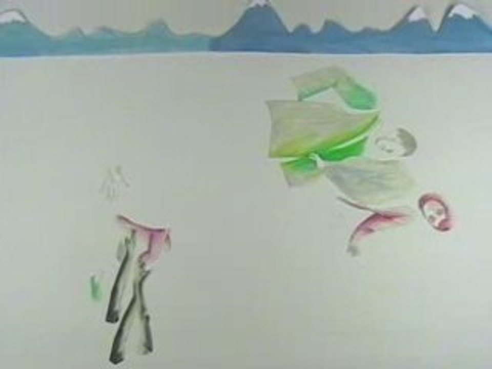 la course en papier