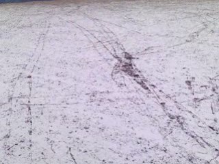 Snowkite à la Cras (Dijon) sur 1cm de neige / kitedor.info