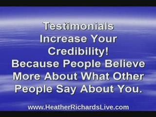 Long Time Business Owner Explains Why You Need Testimonials!