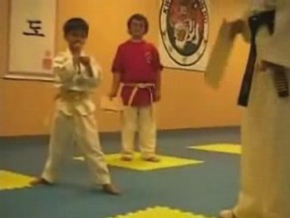 5 Year Old Refuses to Quit During Board Breaking Test