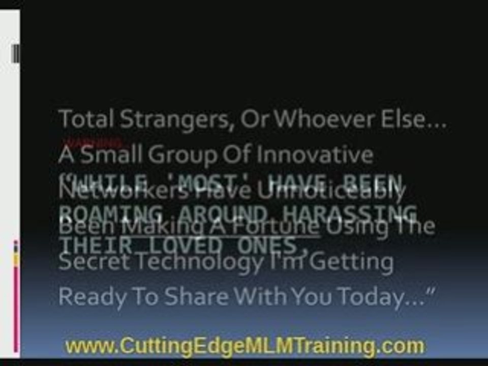 Complete MLM Network Marketing Training And Tools