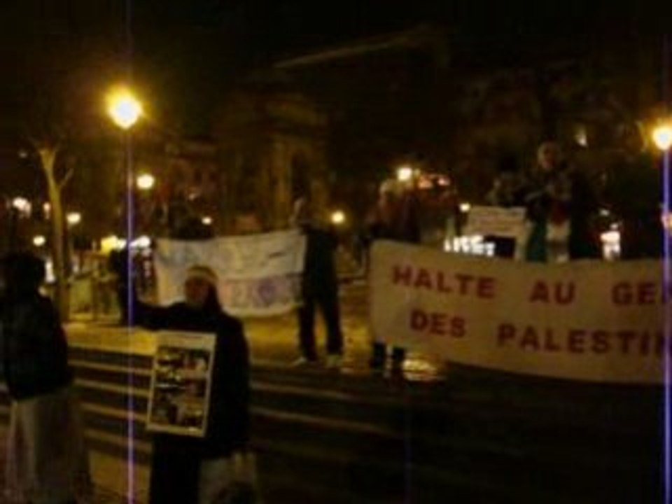 Rassemblement de soutien à Gaza Châtelet Paris du 6/01/09 p8