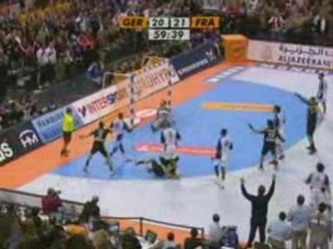 Resume France - Allemagne: demi finale Mondial de Hand 2007