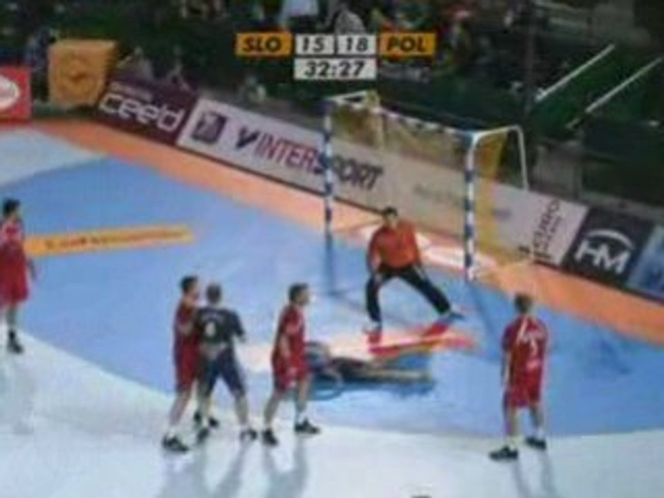 Resume Slovenie - Pologne: Mondial de Handball 2007