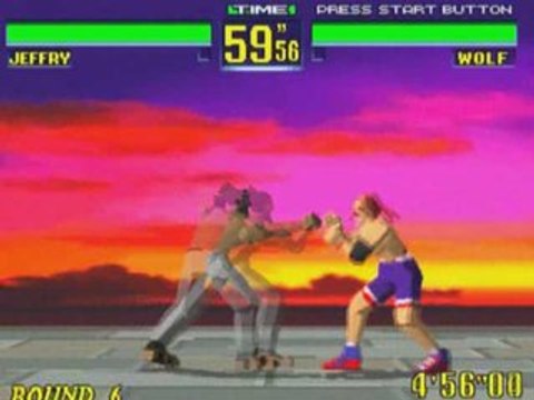 Vidéotest Virtua Fighter ( Saturn )