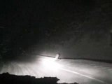 Faible visibilité, bcp de neige, départ du Mont-Dore de nuit