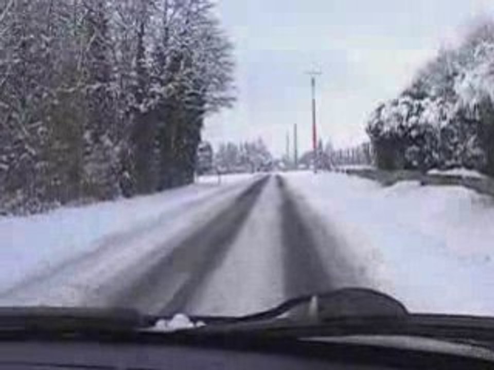 rouler sur la neige