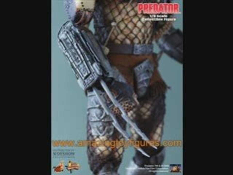 Hot Toys Predator Movie Toy Figure Poseable Model Kit - ...