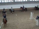 Cours d'équitation CHV, Galop en bazard et presque chute