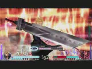 FF dissidia Cloud vs Ultimecia