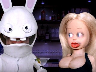 Les Lapins Crétins rencontrent les Têtes à Claques - La Drag