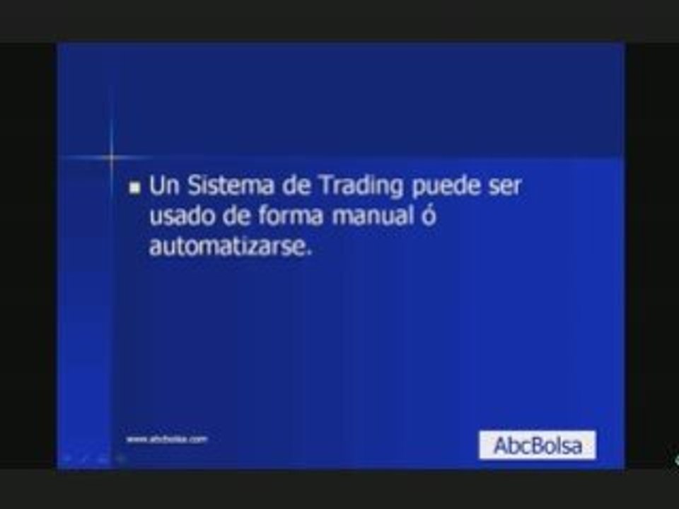 Sistemas de Trading (I)