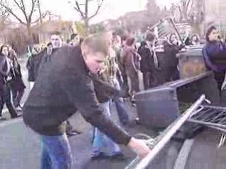 Blocage du lycee