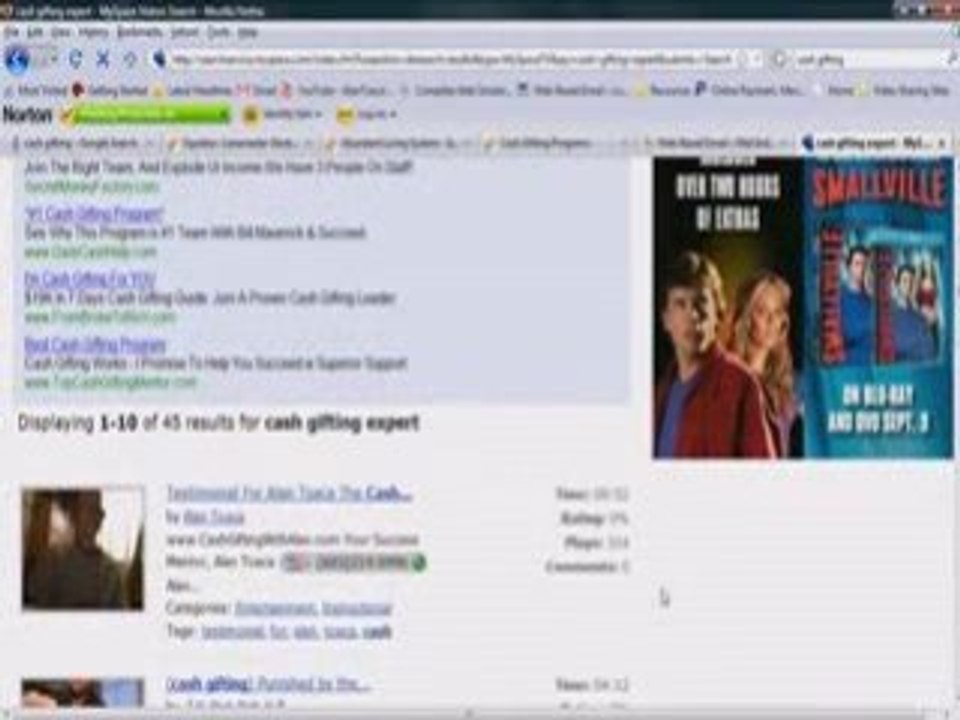 CashGifting 1 Myspace Video CashGifting scamCashGifting