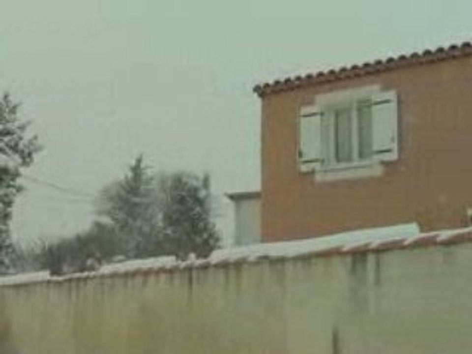 chez nancy de la neige a fos sur mer le 7 janvier 2009 suite