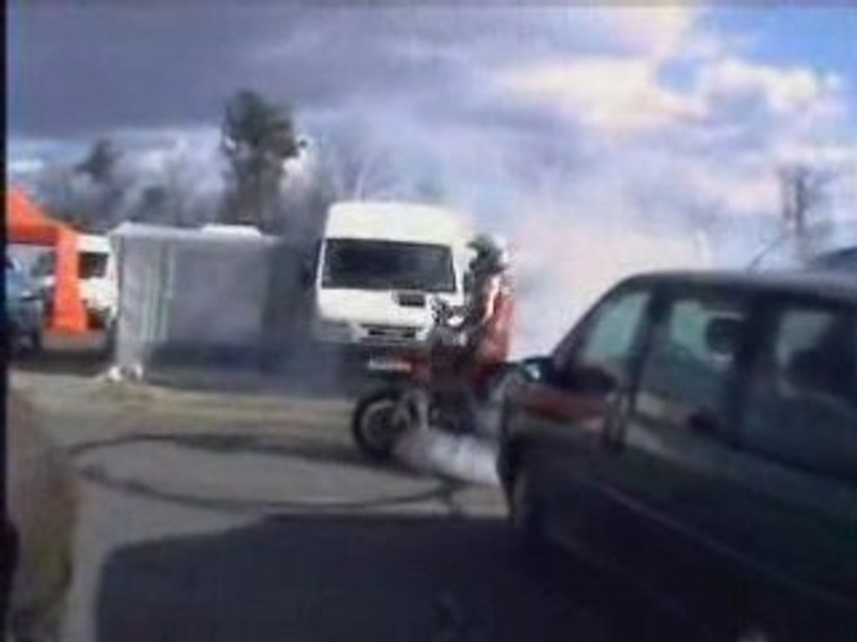 Supermotard burn