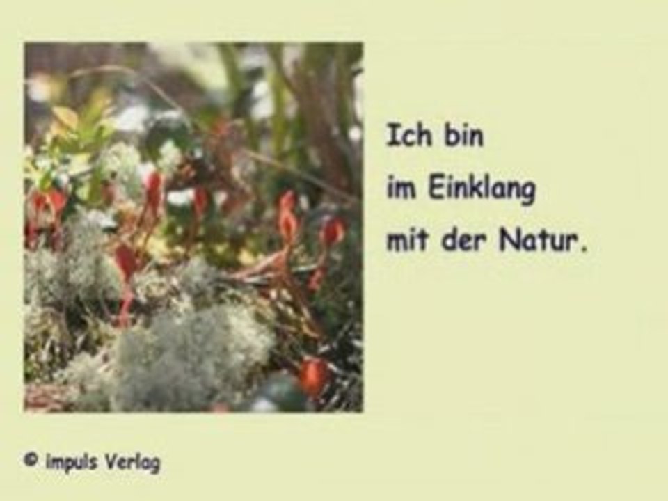 Affirmationen machen stark. aus eigener kraft.