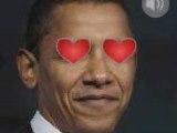 Barack Obama Cybercarte visage anime voeux bonne annee 2009