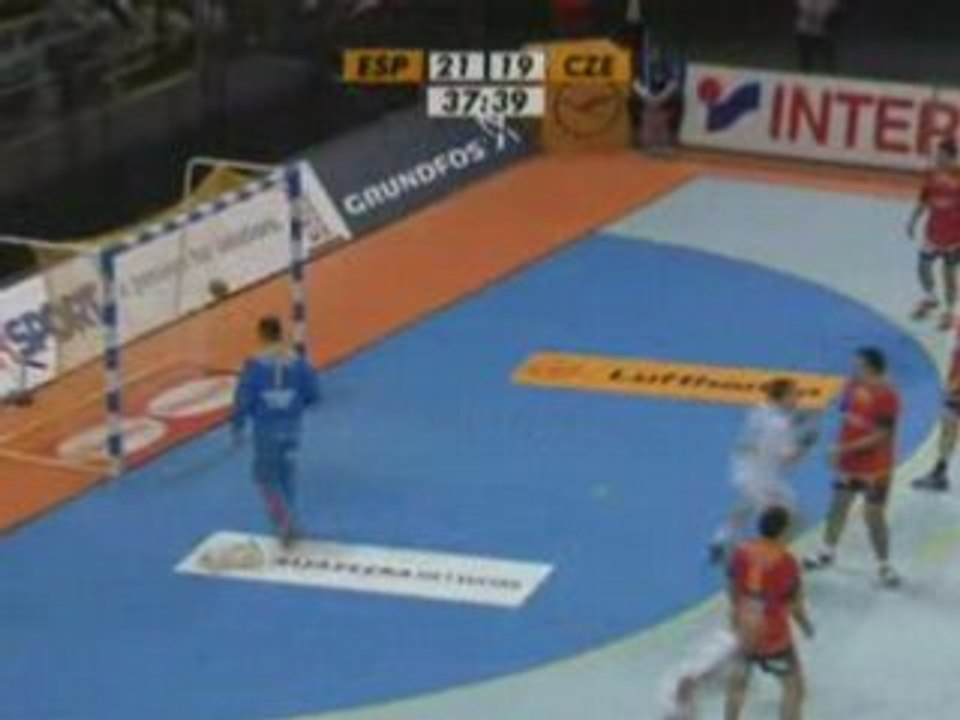 Resume Espagne - Republique Tcheque : Mondial de Hand 2007