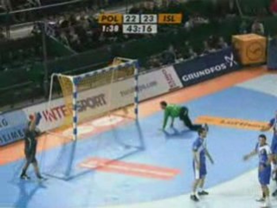 Resume Pologne - Islande: Mondial de Handball 2007