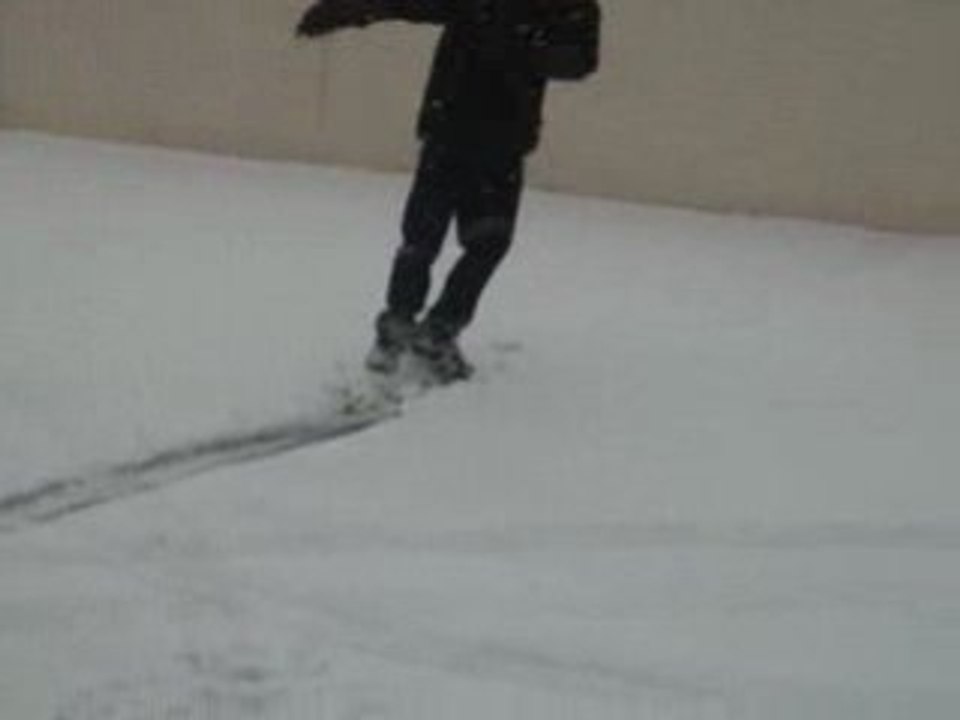 La neige sa rend fou =D
