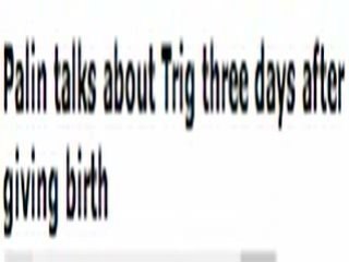 Sarah Palin, 3 Days After Trig's Birth 4-22-08