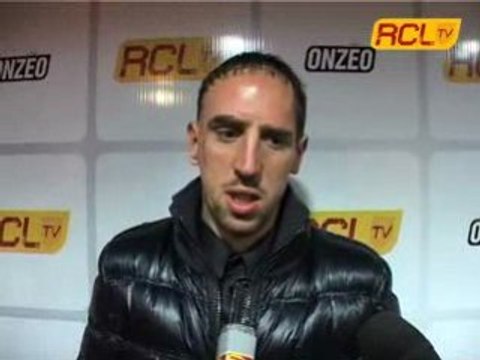 FRANCK RIBERY INTERVIEWS RC LENS BOULOGNE SUR MER