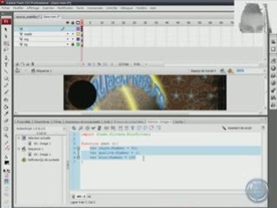 Flash::AS2: Tuto masque flou (blur)