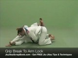 Brazilian Jiu-Jitsu (BJJ) Technique - Grip Break to Arm Bar
