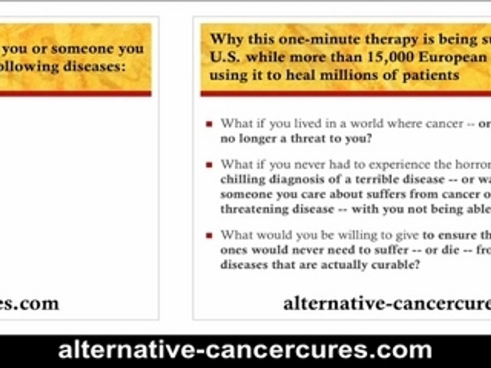 Alternative Cancer Cures