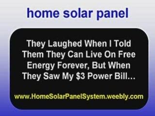 Home Solar Panel – Easy DIY That Saves You $1000s