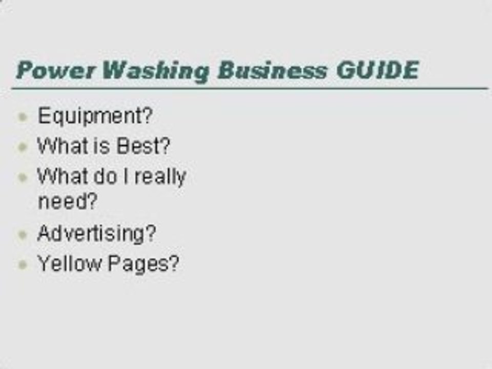 Start a Power Washing Business with step by step guide video Dailymotion
