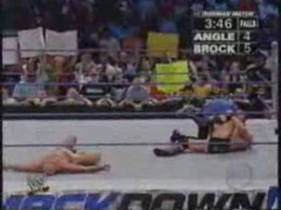 Brock Lesnar vs Kurt Angle Part 5