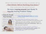 Snoring Cure * Best Snoring Cures Available