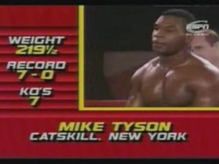 tyson vs michael Johnson le 5 septembre 1985