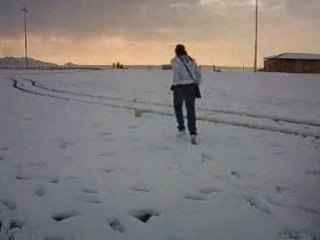 Marseille sous la neige