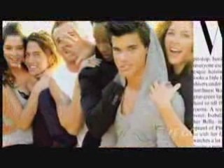 Robert Pattinson Twilight cast photo shoot