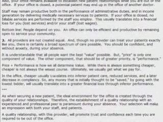 Chiro Office Coverage Relief
