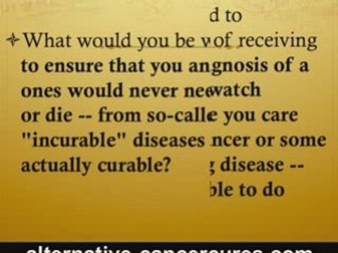 Alternative Cancer Cures