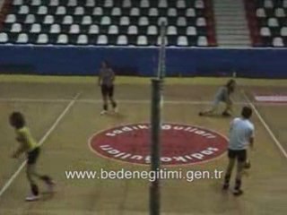Voleybolda Manşet Pas Smaç Vuruş Çalışması