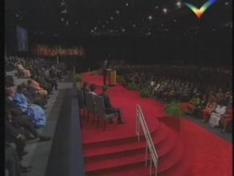 Abdou Diouf au Sommet de Québec