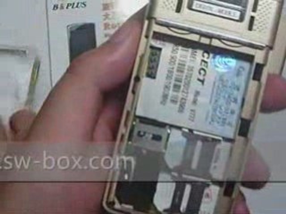 V777 Dual Sim Card TV Function Cell Phone