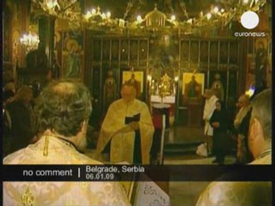 Les serbes célèbrent le Noël orthodoxe