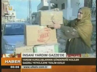 Insani yardim Gazze de