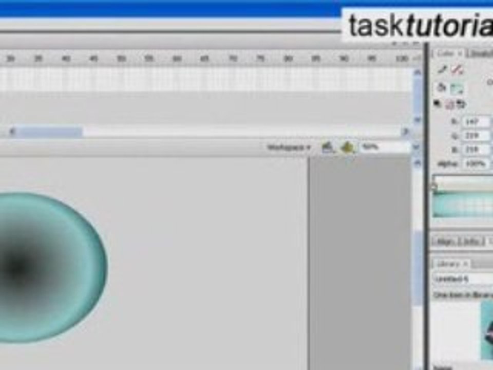Image animation using gradient in FLASH - Tutorial