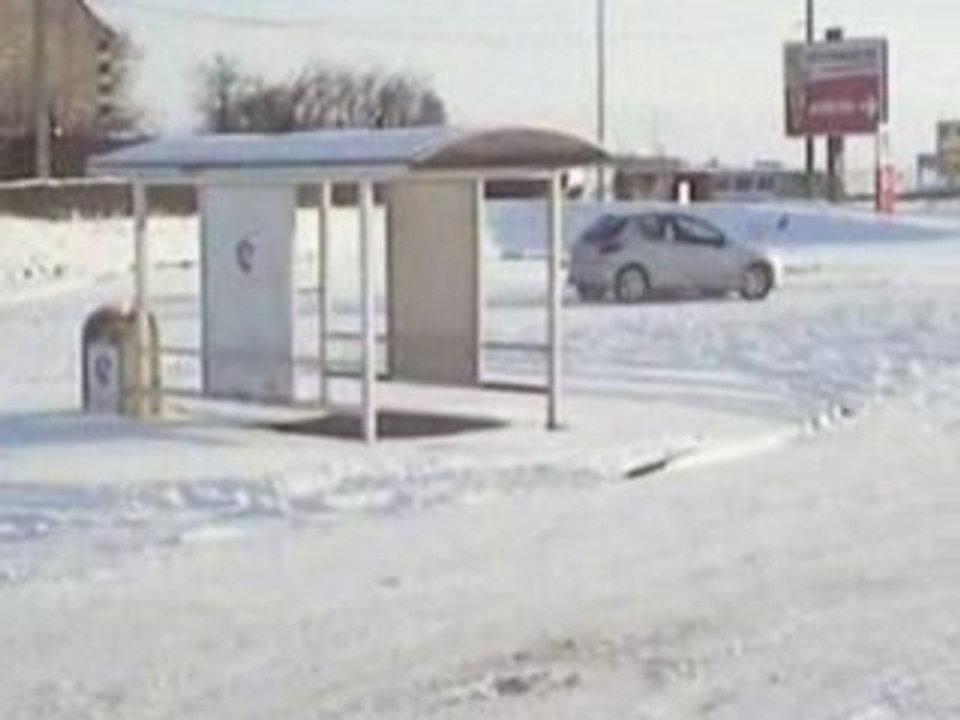 drift en 206 sur neige