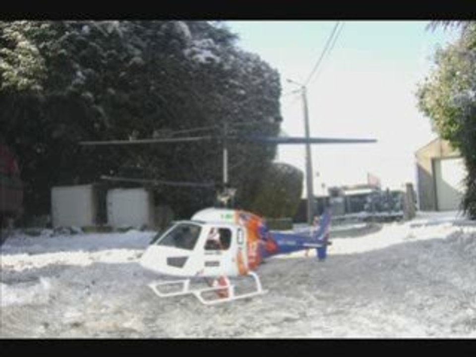 Premier vole big lama avec la flycamone